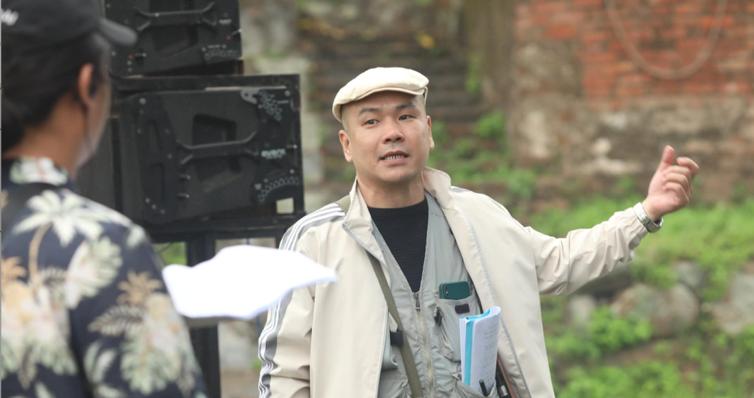Đức Thịnh làm đạo diễn cho một dự án. Ảnh: Nhân vật cung cấp