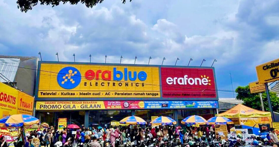 Chuỗi điện máy của Thế Giới Di Động tại Indonesia. Ảnh: MWG