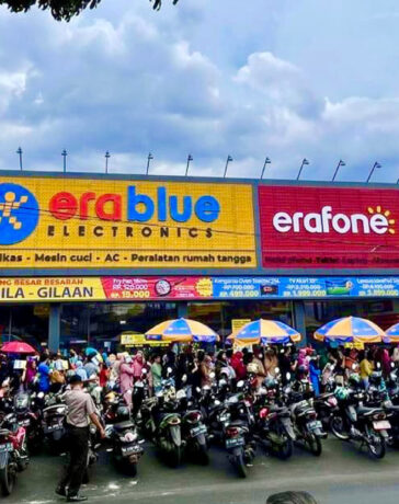 Chuỗi điện máy của Thế Giới Di Động tại Indonesia. Ảnh: MWG