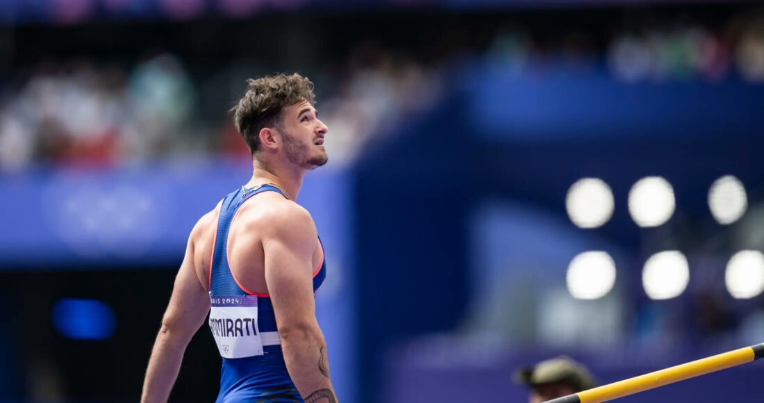 Ammirati thất vọng sau khi sự cố khiến anh thất bại ở Olympic 2024. Ảnh: AFP