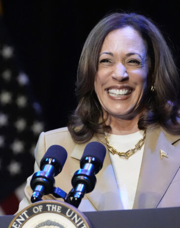 Phó tổng thống Kamala Harris tại sự kiện ở Pittsfield, bang Massachusetts ngày 27/7. Ảnh: AP