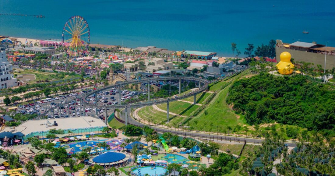 Một góc khu tiện ích giải trí tại dự án bất động sản nghỉ dưỡng của Novaland ở Bình Thuận. Ảnh: NVL