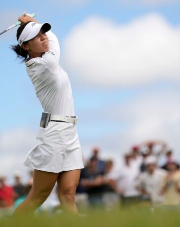 Lydia Ko ở vòng ba đơn nữ golf Olympic Paris 2024. Ảnh: Telegraph