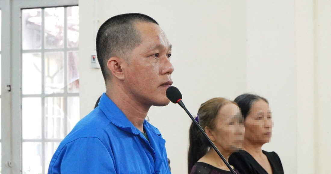 Mai Văn Kha tại tòa. Ảnh: Hắc Minh