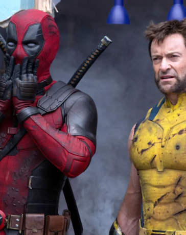 Deadpool (trái) và Người Sói Wolverine trong phim. Ảnh: Marvel Studios