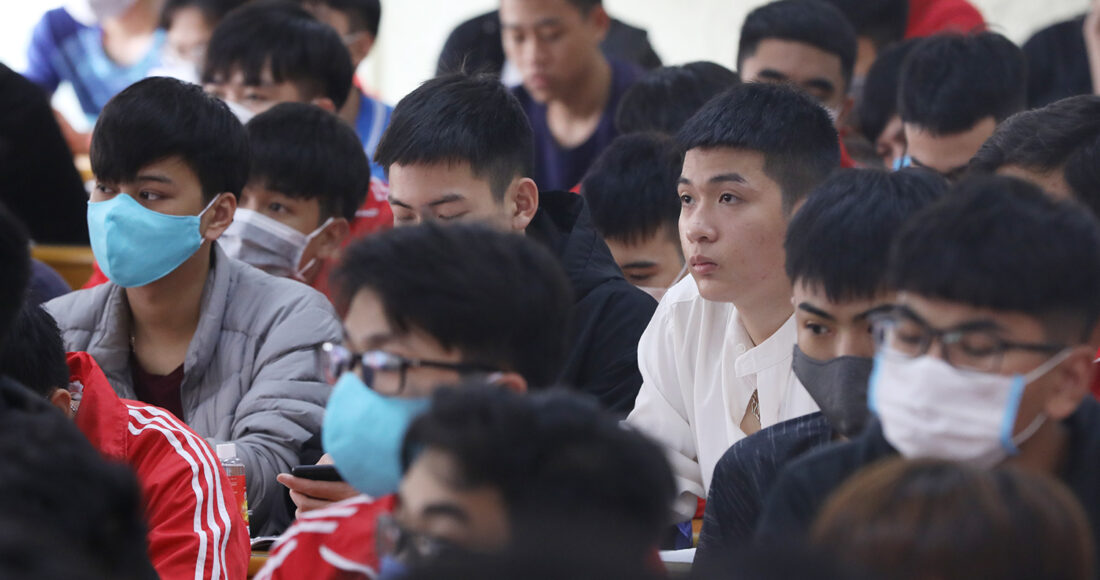 Sinh viên Đại học Bách khoa Hà Nội trên giảng đường. Ảnh: Ngọc Thành