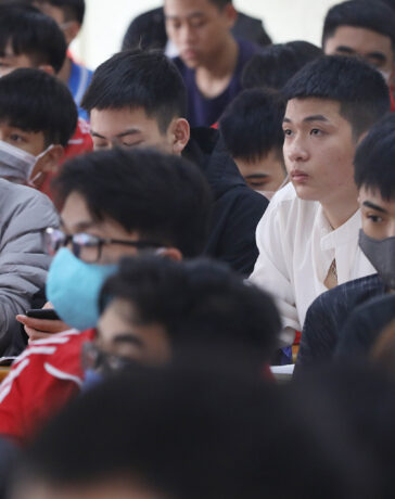 Sinh viên Đại học Bách khoa Hà Nội trên giảng đường. Ảnh: Ngọc Thành