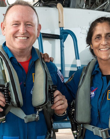 Phi hành gia Butch Wilmore và Suni Williams. Ảnh: NASA/Robert Markowitz