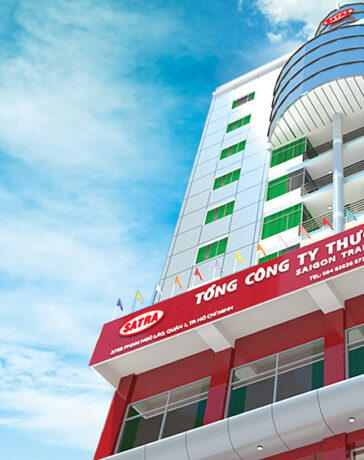 Trụ sở Tổng Công ty Thương mại Sài Gòn. Ảnh: Satra