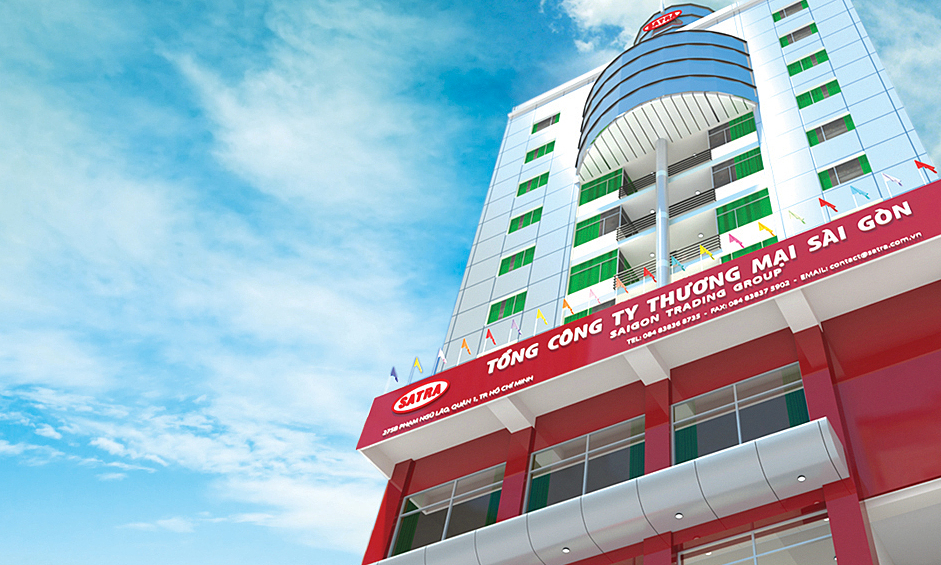 Trụ sở Tổng Công ty Thương mại Sài Gòn. Ảnh: Satra