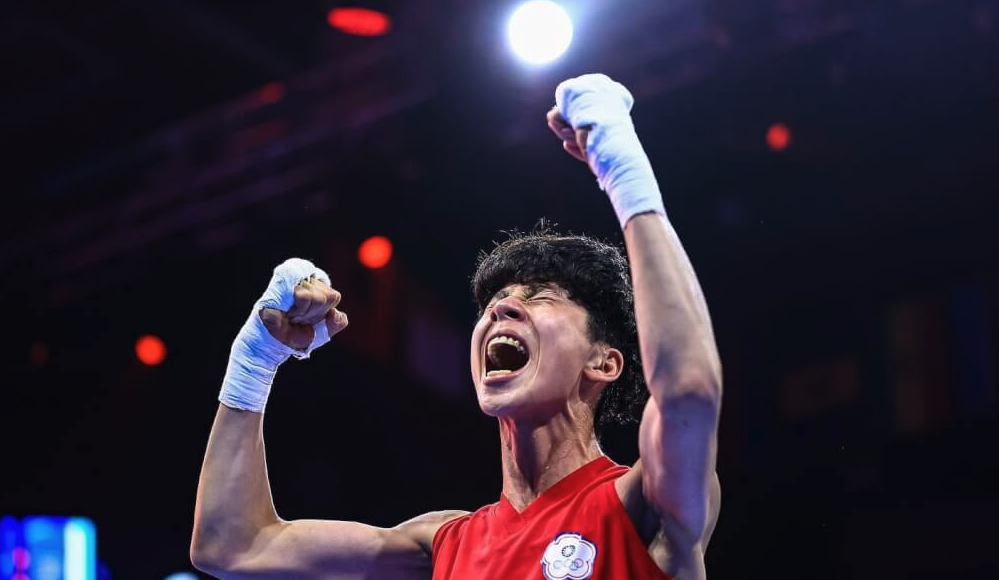 Võ sĩ Đài Loan Lin Yu-ting giành HC vàng ở giải vô địch thế giới năm 2022. Ảnh: IBA