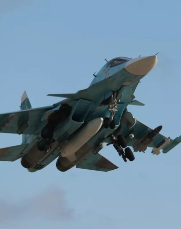 Tiêm kích bom Su-34 Nga tại buổi diễn tập ở vùng Krasnodar năm 2022. Ảnh: RIA Novosti