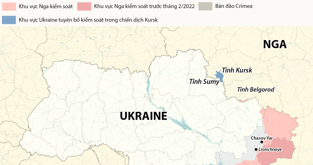 Vị trí tỉnh Sumy. Đồ họa: RYV