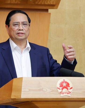 Thủ tướng Phạm Minh Chính phát biểu tại phiên họp Chính phủ, ngày 5/8. Ảnh: VGP