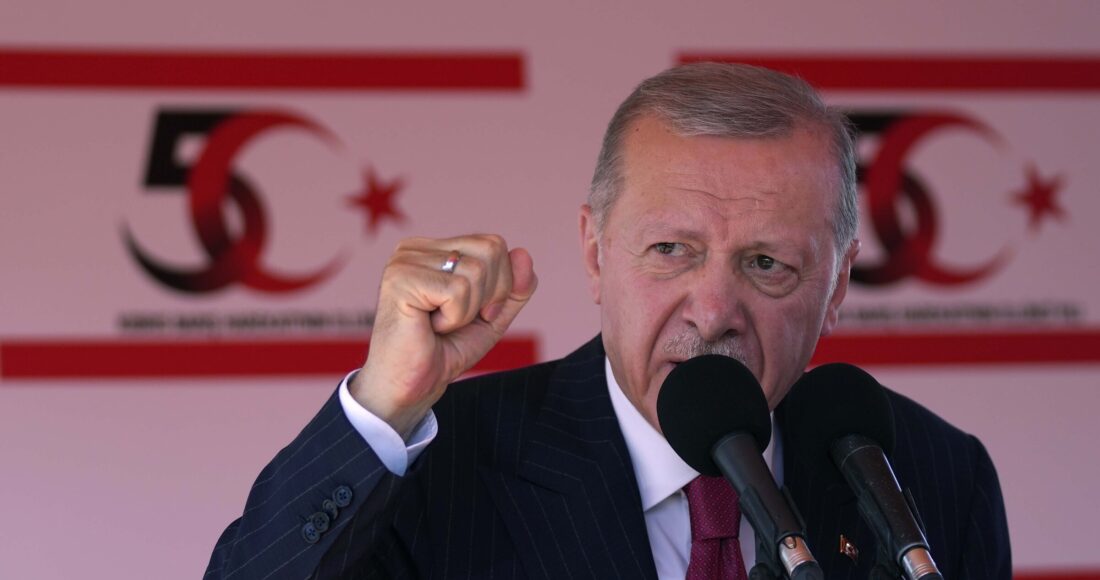 Tổng thống Thổ Nhĩ Kỳ ngày 27/7 phát biểu tại Rize. Ảnh: AFP