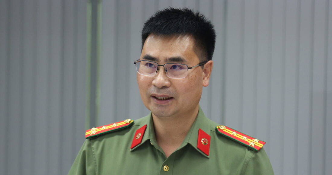 Đại tá Nguyễn Mạnh Toàn, Phó giám đốc Công an tỉnh Đồng Nai. Ảnh: Phước Tuấn