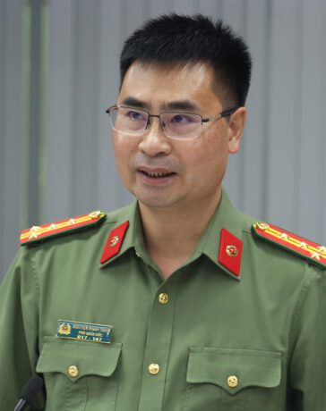 Đại tá Nguyễn Mạnh Toàn, Phó giám đốc Công an tỉnh Đồng Nai. Ảnh: Phước Tuấn