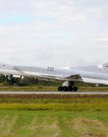 Oanh tạc cơ Tu-22M3 Nga tại thao trường ở vùng Primorsky tháng 9/2022. Ảnh: RIA Novosti