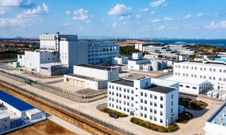 Nhà máy điện hạt nhân thế hệ 4 ở tỉnh Sơn Đông. Ảnh: CGTN