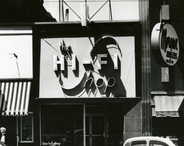 Cửa hàng Hi-Fi ở Ogden, Utah. Ảnh: Weber State University