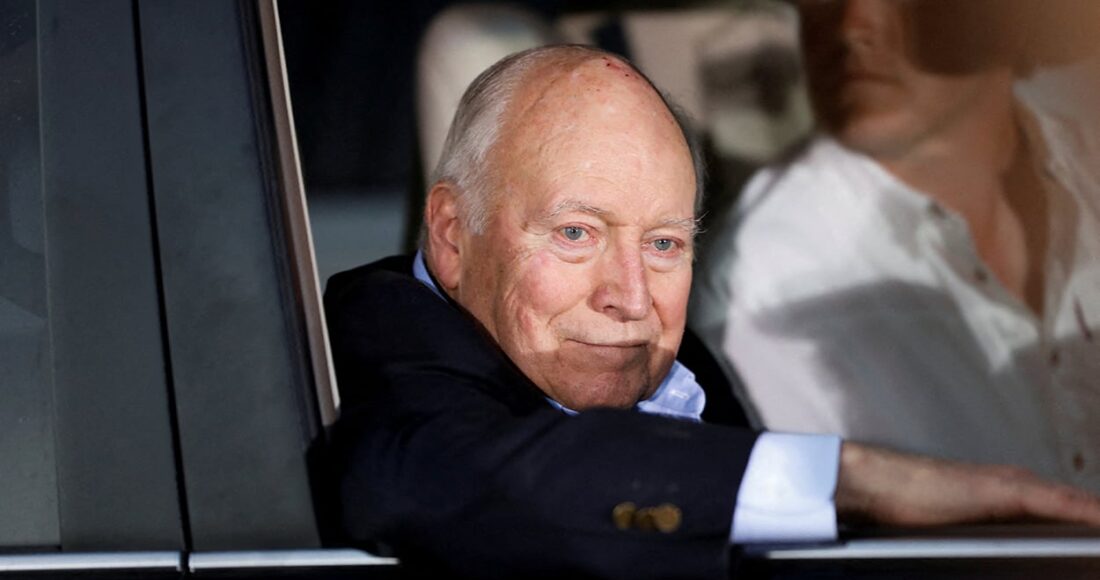 Ông Cheney tại bữa tiệc vào đêm diễn ra bầu cử sơ bộ của đảng Cộng hòa ở bang Wyoming tháng 8/2022. Ảnh: Reuters