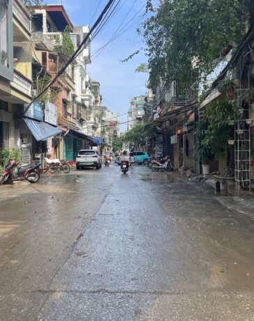 Nước ở phường Phúc Tân đã rút sáng 13/9. Ảnh: Giang Huy