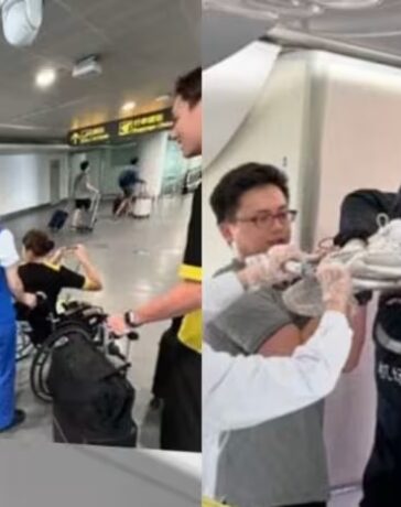 Hành khách và thành viên phi hành đoàn bị thương sau sự cố máy bay hãng Scoot gặp nhiễu động ngày 6/9. Ảnh: 8world News