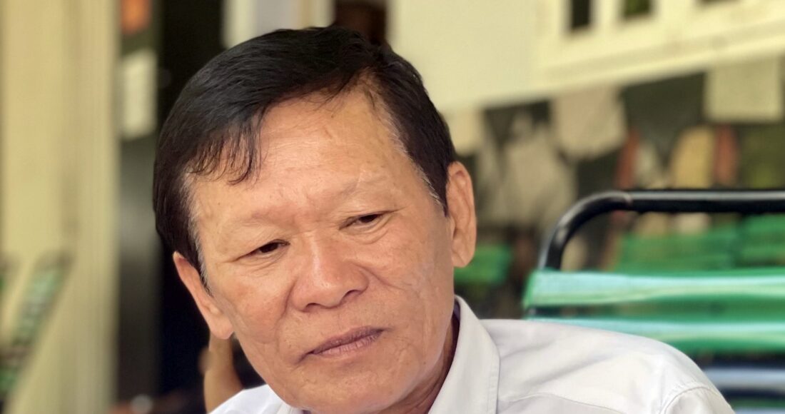 Ông Đỗ Văn Hùng hiện sinh sống và làm cho công ty bảo vệ tại quận 8, TP HCM. Ảnh: Hải Duyên