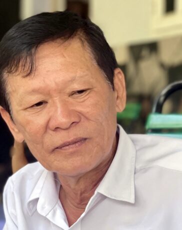 Ông Đỗ Văn Hùng hiện sinh sống và làm cho công ty bảo vệ tại quận 8, TP HCM. Ảnh: Hải Duyên