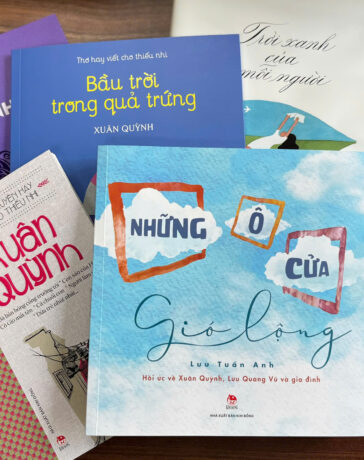 Tác phẩm Những ô cửa gió lộng do Nhà xuất bản Kim Đồng phát hành hôm 28/8. Ảnh: Nhà xuất bản cung cấp
