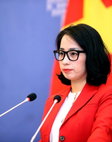 Người phát ngôn Bộ Ngoại giao Phạm Thu Hằng. Ảnh: Bộ Ngoại giao