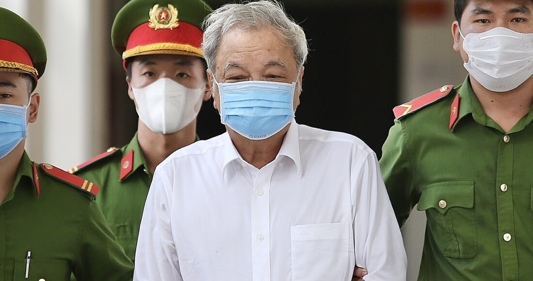 Ông Trần Quí Thanh sau phiên xử. Ảnh: Hải Duyên