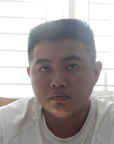 Nghi phạm Cao Văn Hiếu tại cơ quan công an. Ảnh: Công an cung cấp