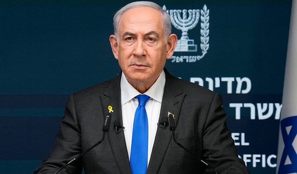 Thủ tướng Israel Benjamin Netanyahu phát biểu tại một cuộc họp báo ở Jerusalem hôm 2/9. Ảnh: AFP