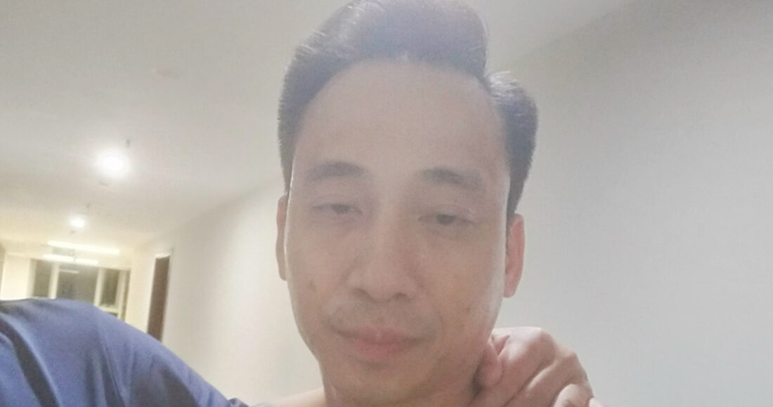 Nguyễn Ngọc Tuấn khi bị bắt. Ảnh: Công an cung cấp