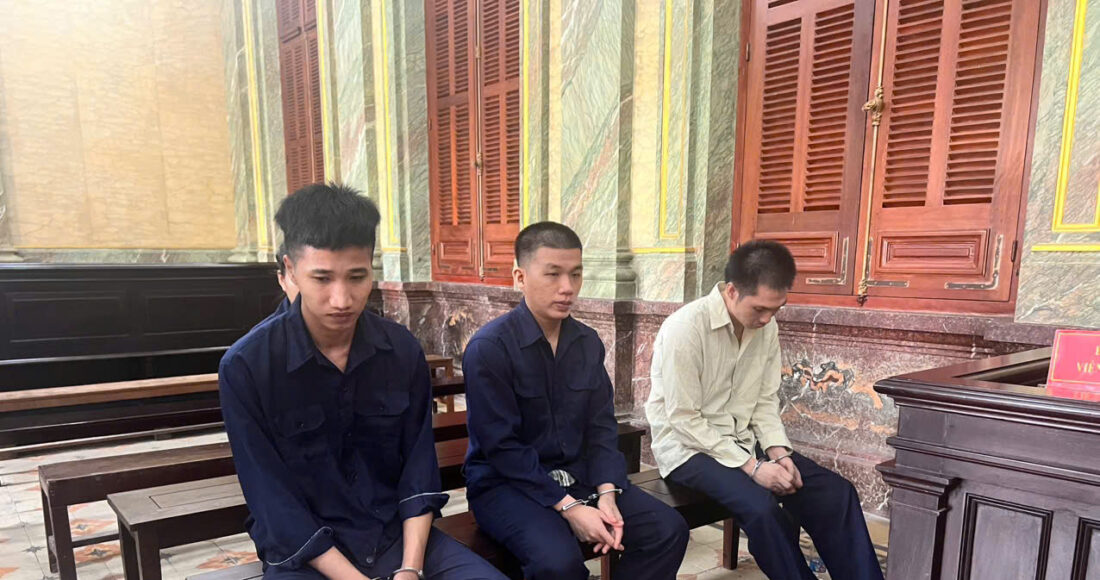 Các bị cáo tại toà Ảnh: Hải Duyên