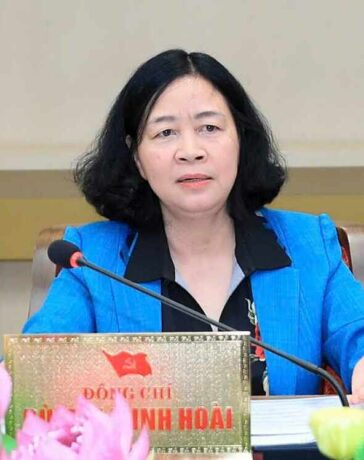 Bí thư Thành ủy Hà Nội Bùi Thị Minh Hoài phát biểu chiều 24/9. Ảnh: Viết Thành