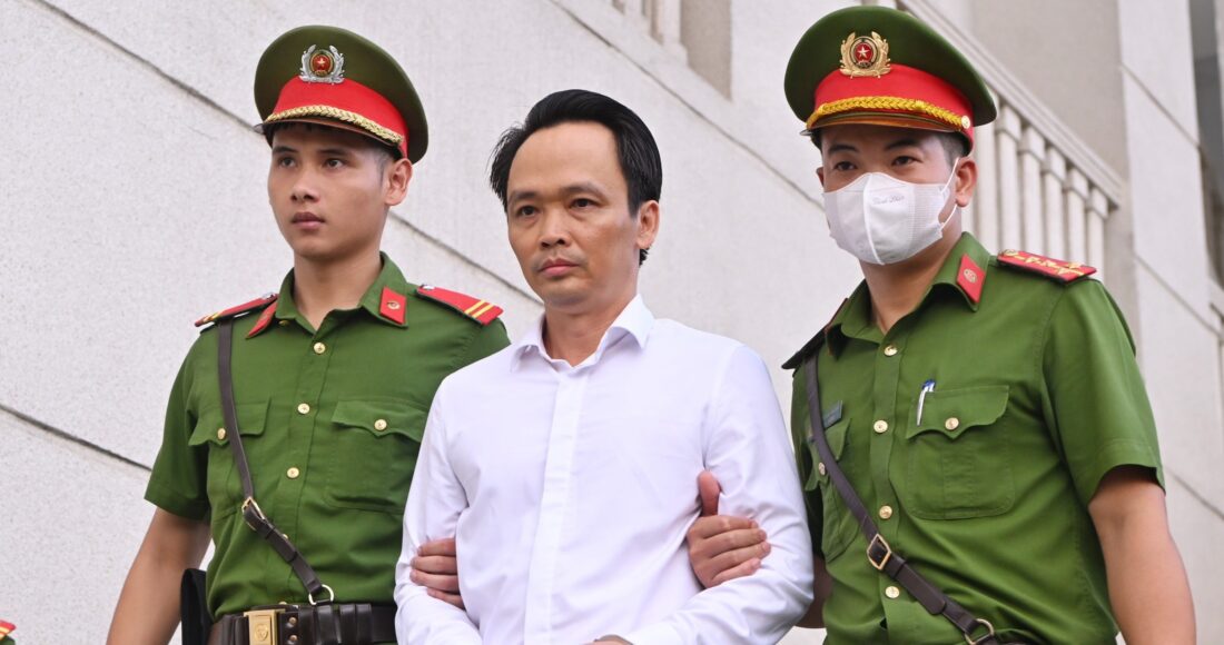 Ông Trịnh Văn Quyết sau khi nghe tuyên án, ngày 5/8/2024. Ảnh: Giang Huy