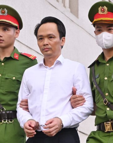Ông Trịnh Văn Quyết sau khi nghe tuyên án, ngày 5/8/2024. Ảnh: Giang Huy