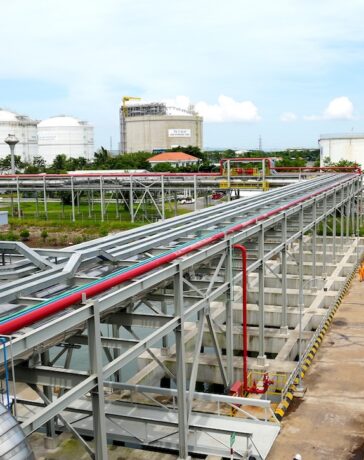 Kho cảng LNG Thị Vải. Ảnh: PVGas