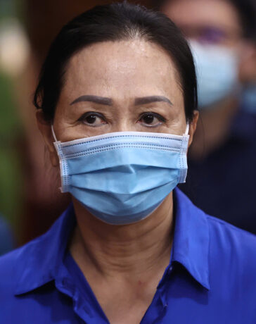 Bà Trương Mỹ Lan tại tòa. Ảnh: Quỳnh Trần