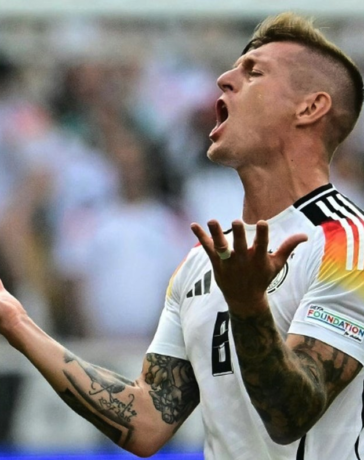 Kroos bức xúc khi UEFA thừa nhận Đức xứng đáng được hưởng phạt đền trong trận tứ kết Euro 2024 thua Tây Ban Nha. Ảnh: AFP