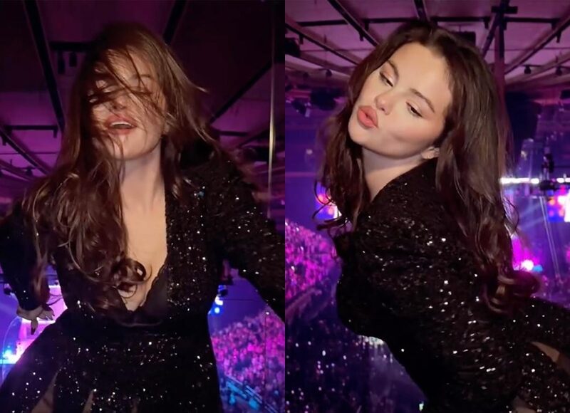 Selena Gomez thu hút trên mạng xã hội với điệu nhảy khêu gợi trong đêm nhạc. Ảnh: Instagram Selena Gomez