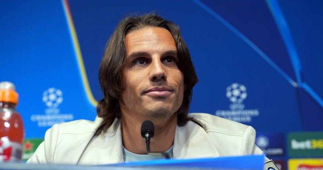 Thủ môn Sommer tự tin trong cuộc họp báo trước trận Man City - Inter hôm 17/9. Ảnh: PA