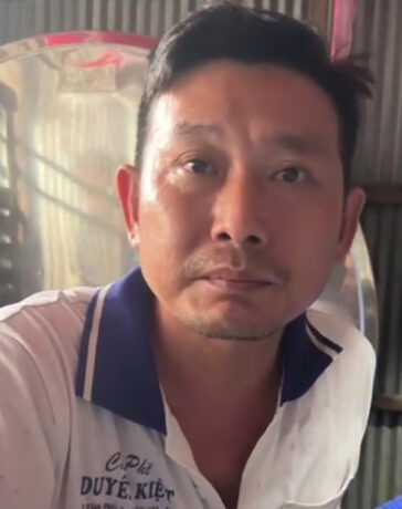 Nguyễn Văn Tâm khi bị bắt. Ảnh: Nhật Vy