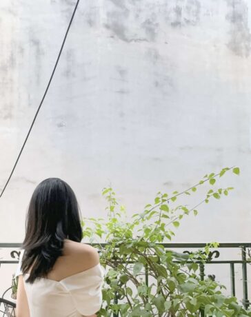 Thu Hà trong một quán cafe, tháng 5/2017. Ảnh nhân vật cung cấp