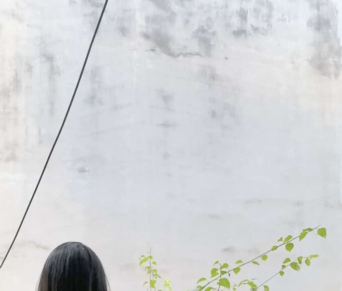 Thu Hà trong một quán cafe, tháng 5/2017. Ảnh nhân vật cung cấp