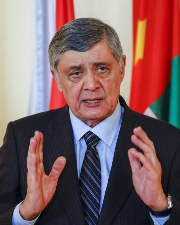 Đặc phái viên của Tổng thống Nga về Afghanistan Zamir Kabulov tại Moskva năm 2022. Ảnh: AFP