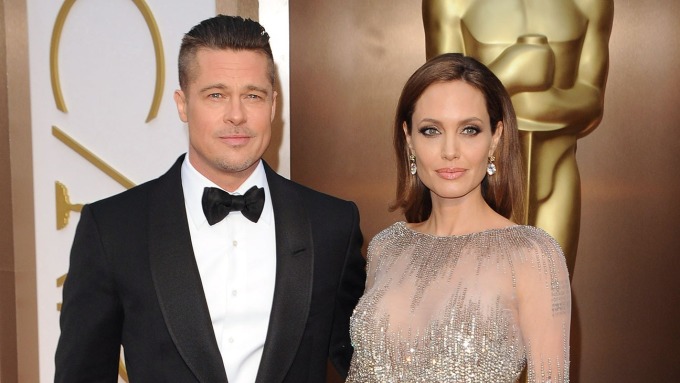 Brad Pitt và Angelina Jolie tại Lễ trao giải Oscar 2014. Ảnh: Film Magic