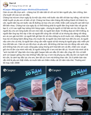 Bài dự thi của anh Lê Hùng Phương được ban tổ chức đánh giá cao. Ảnh chụp màn hình